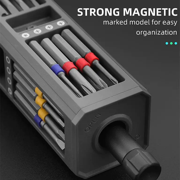 Tools inside aluminum case