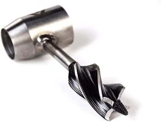 Bushcraft tool with drill bit