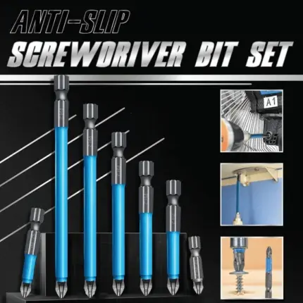 Anti-Slip Screwdriver Bit Set