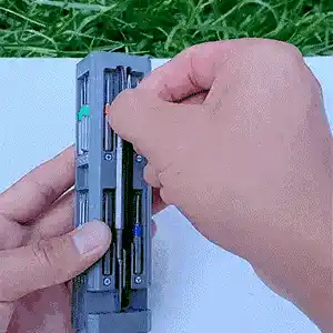 Extended drill bit demonstration