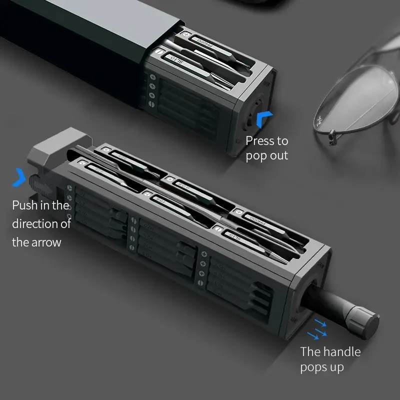 Portable screwdriver set