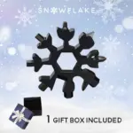 18 in 1 Multi-Purpose Snowflake Shaped Stainless Steel Screwdriver Tool U01
