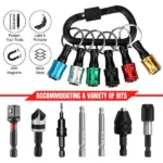 1/4" Hexagonal screwdriver head bracket hiking buckle